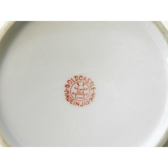 Vintage 1940s Goldcastle Hostess China Teapot Floral Design Gold Trim Japan - Picture 10 of 16